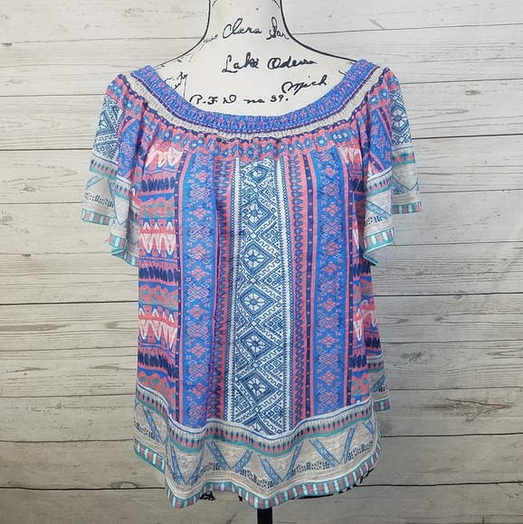 Flying Tomato Tops - Flying Tomato Tribal Short Sleeve Top